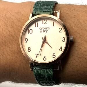 Rose Gold Crown & Ivy Watch